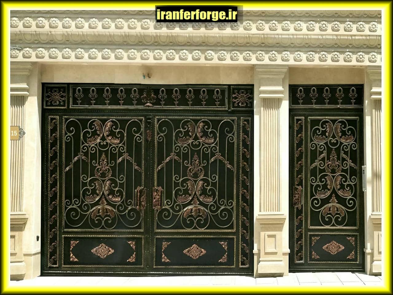 قیمت و خرید درب فرفورژه
