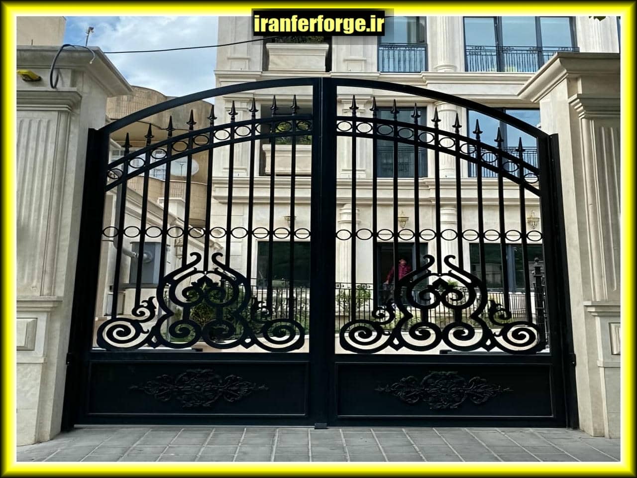 درب حیاط نرده ای و مدل های ارزان قیمت