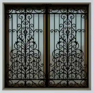 حفاظ پنجره مدل اشرافی زرین