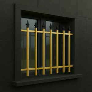 حفاظ پنجره مدل نیزه دار ساده