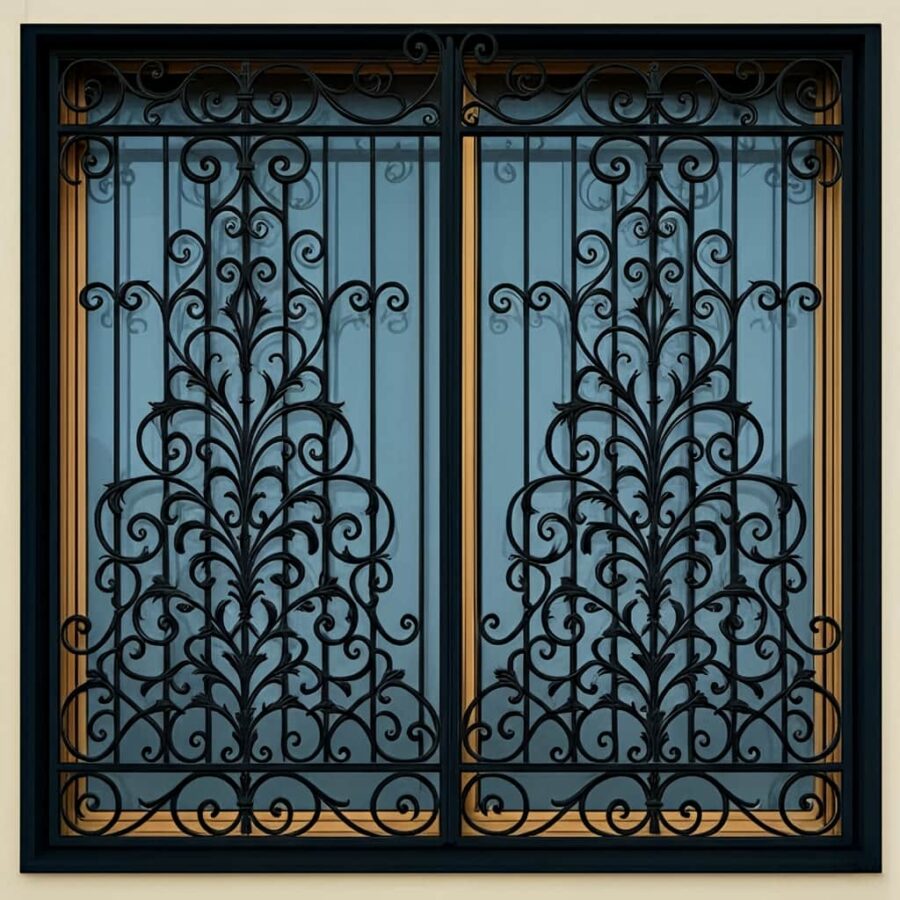 طراحی حفاظ پنجره مدل اشرافی زرین