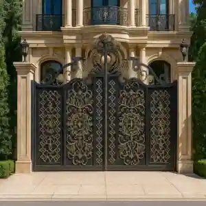 درب فلزی میخک کلاسیک لوکس