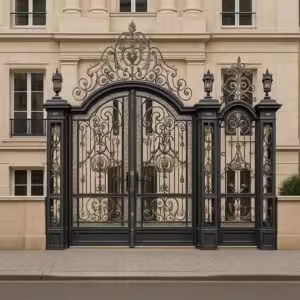درب فلزی پیچک کلاسیک لوکس
