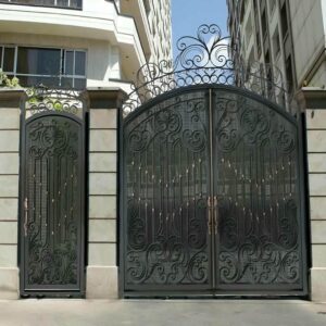 درب حیاط آهنی مدرن ایمن