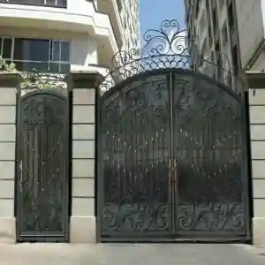 درب حیاط آهنی مدرن ایمن