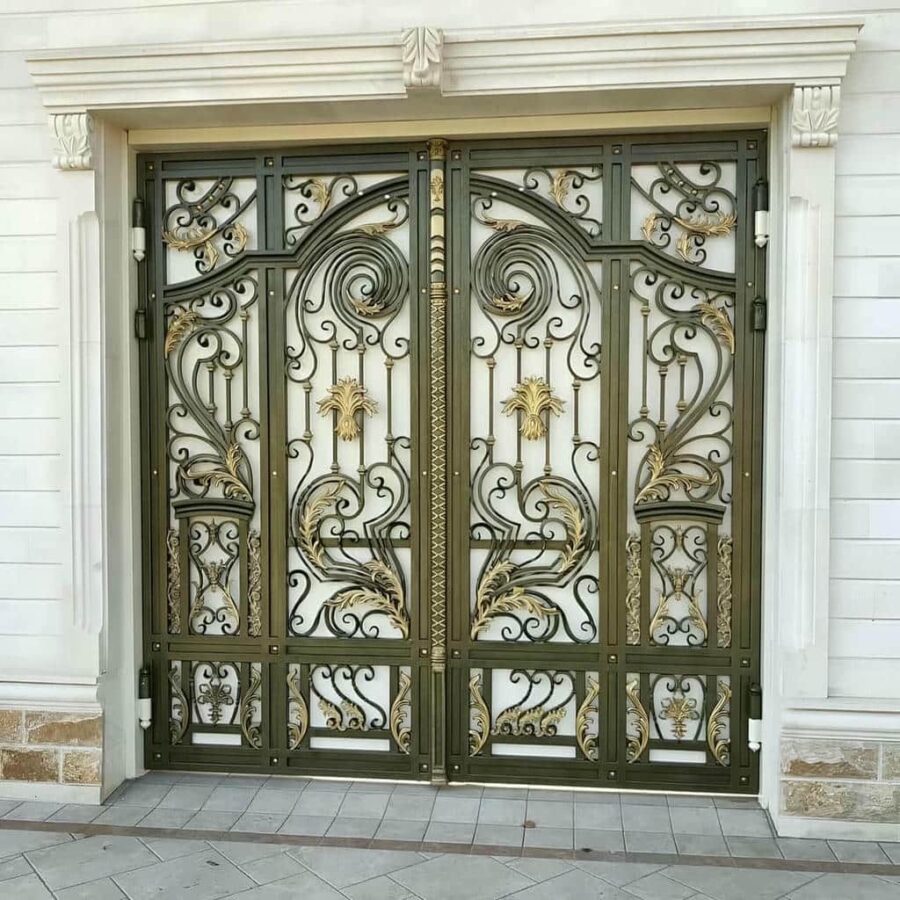 درب حیاط لاکچری مدرن فلزی