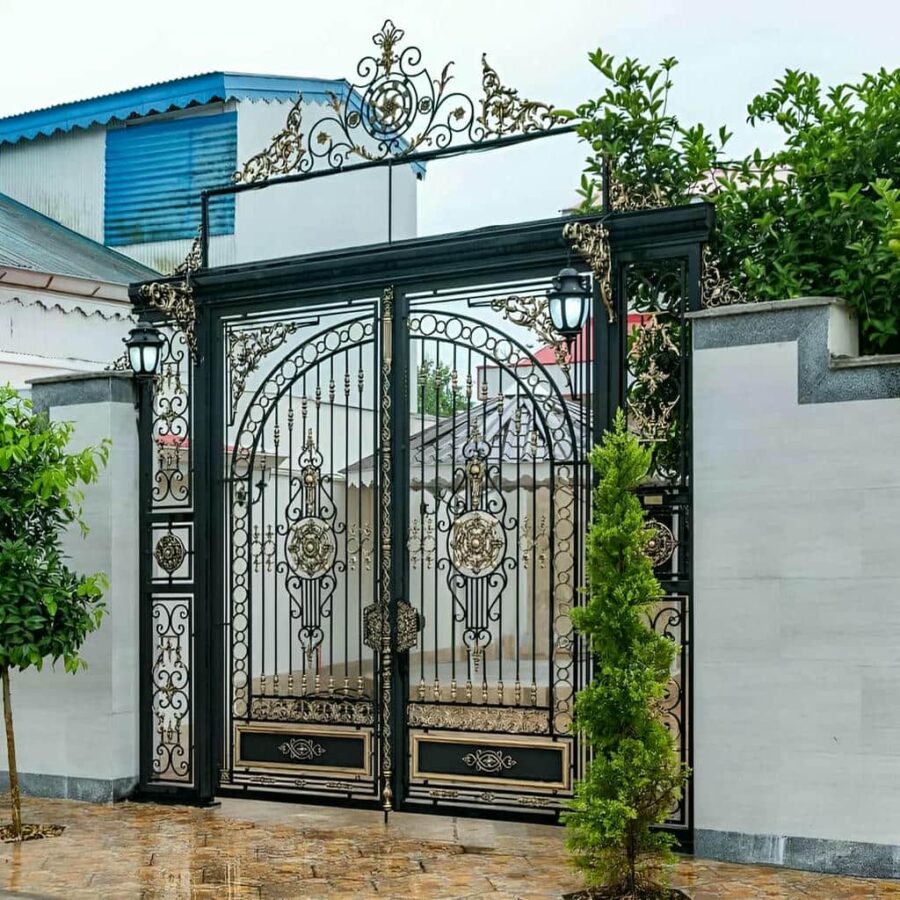 قیمت درب حیاط ورودی ویلایی لاکچری سنگین```