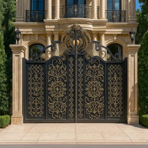 درب فلزی میخک کلاسیک لوکس