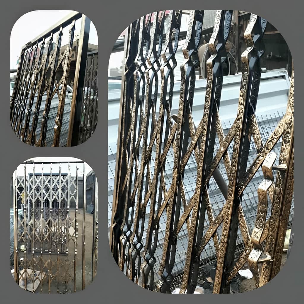 قیمت درب آکاردئونی حفاظ خانه سه گل در گرگان