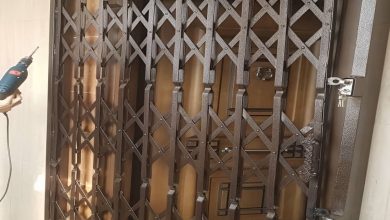 درب آکاردئونی در بندرعباس