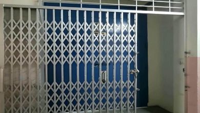 درب آکاردئونی حفاظ خانه در ملارد