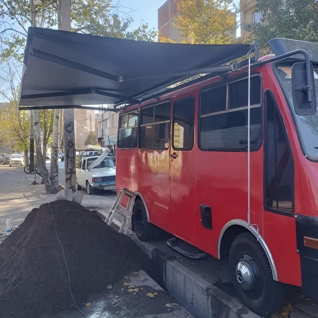 نصب سایبان برقی اتوماتیک بالکن در قشم