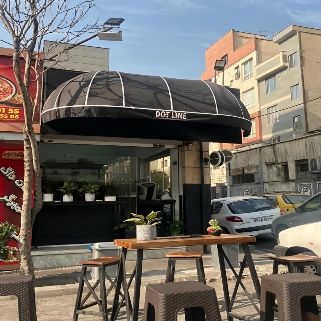 نصب سایبان برقی مغازه در استان گیلان