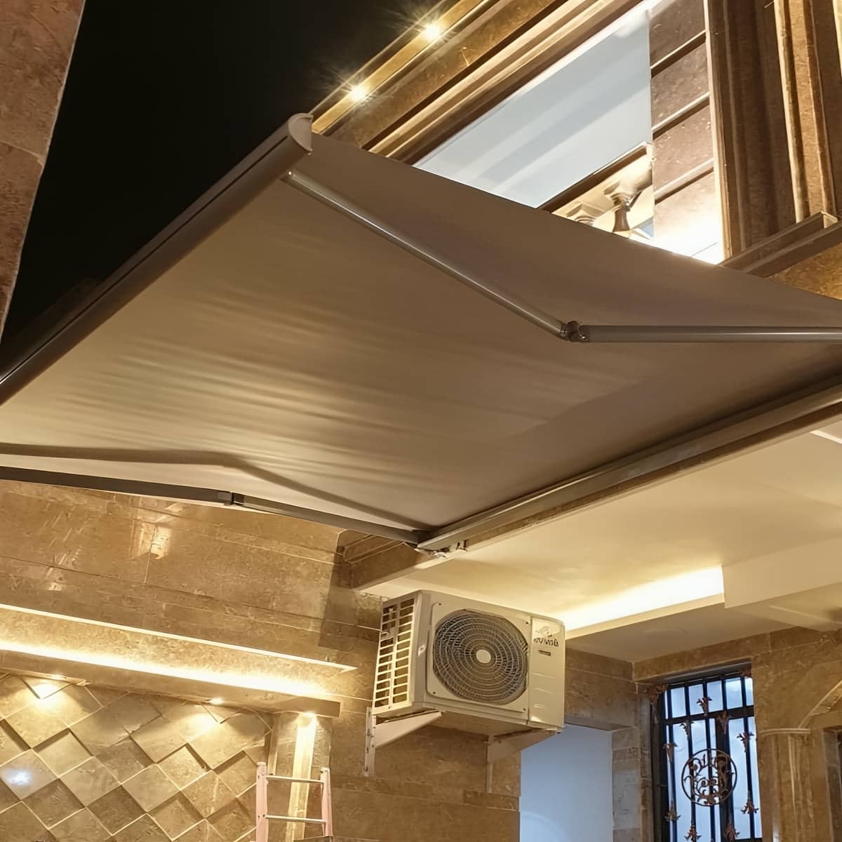 سایبان برقی اتوماتیک در یزد