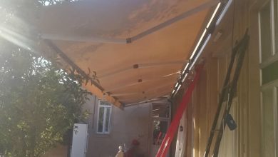 سایبان برقی اتوماتیک در سیرجان