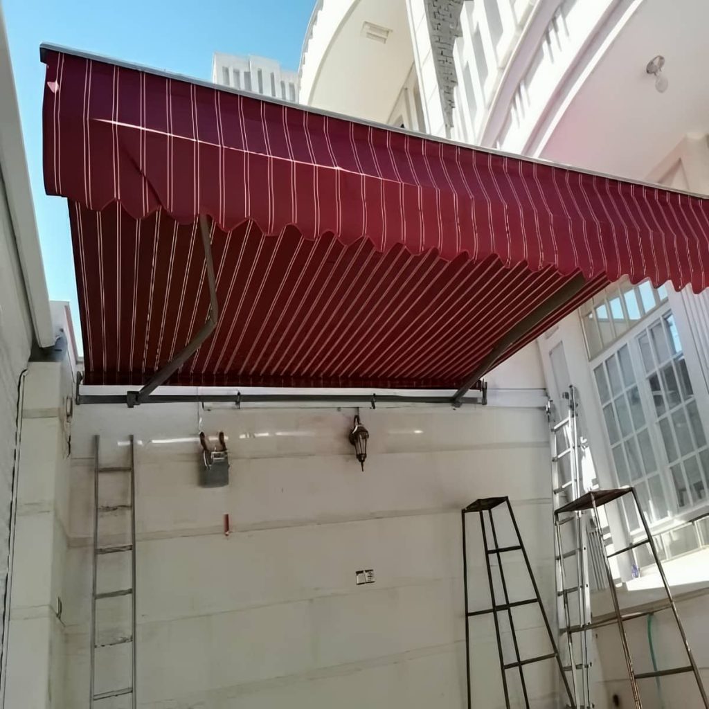 نصب سایبان برقی اتوماتیک بالکن در اشتهارد
