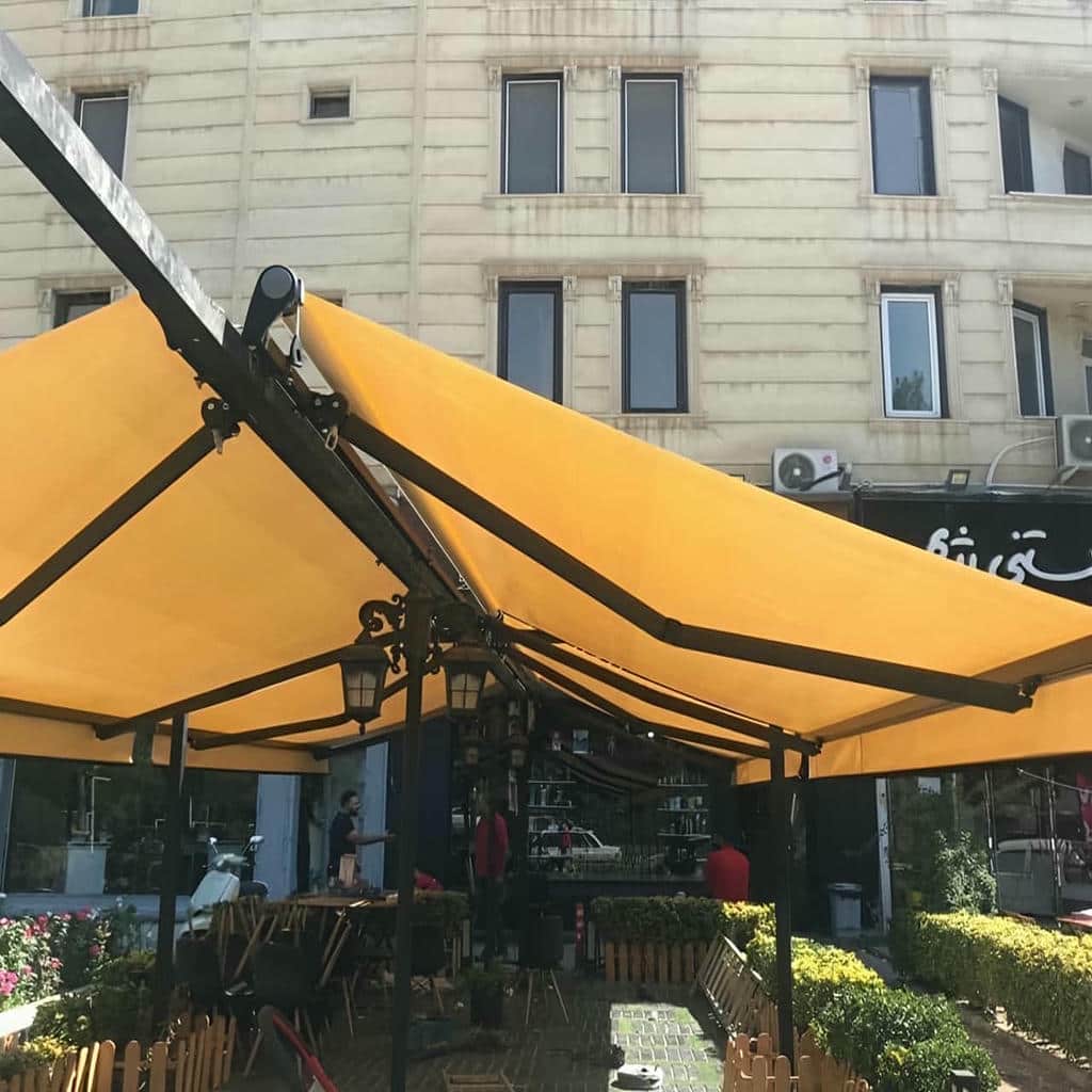 نصب سایبان برقی اتوماتیک بالکن در یاسوج