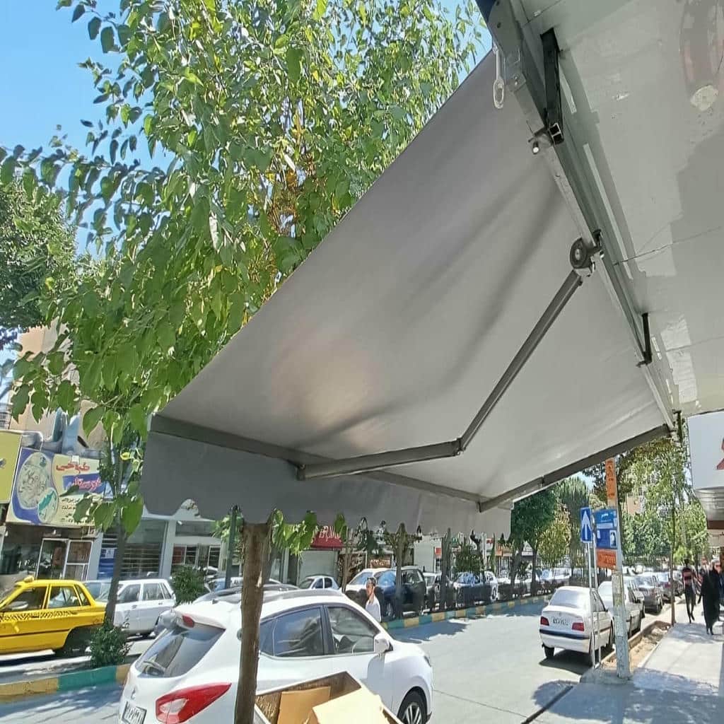قیمت سایبان برقی اتوماتیک مغازه در نظرآباد