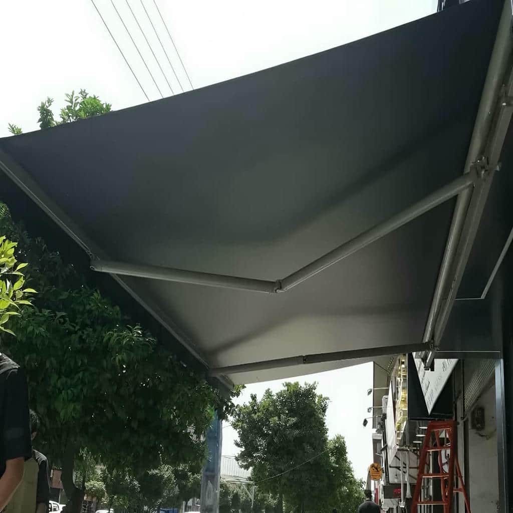 خرید سایبان برقی اتوماتیک بازویی در گرگان