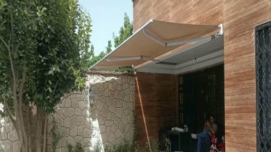 سایبان برقی اتوماتیک در بندر لنگه