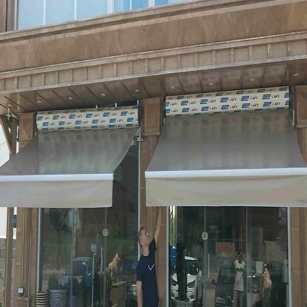 قیمت سایبان برقی اتوماتیک مغازه در کمال شهر