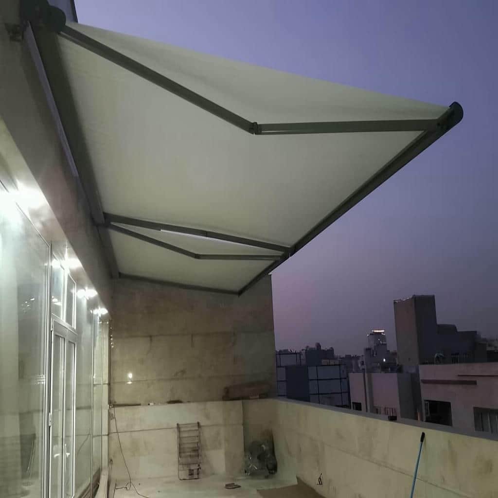 نصب سایبان برقی اتوماتیک بالکن در مهرشهر کرج