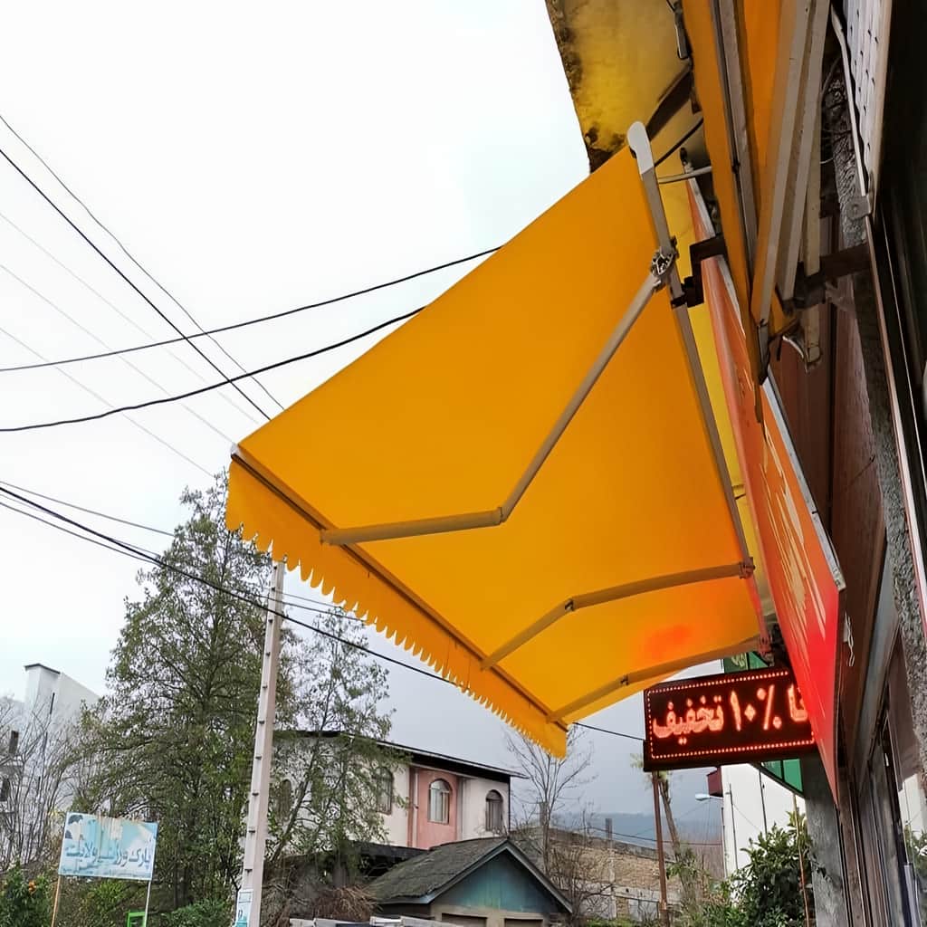 سایبان برقی اتوماتیک در گرگان