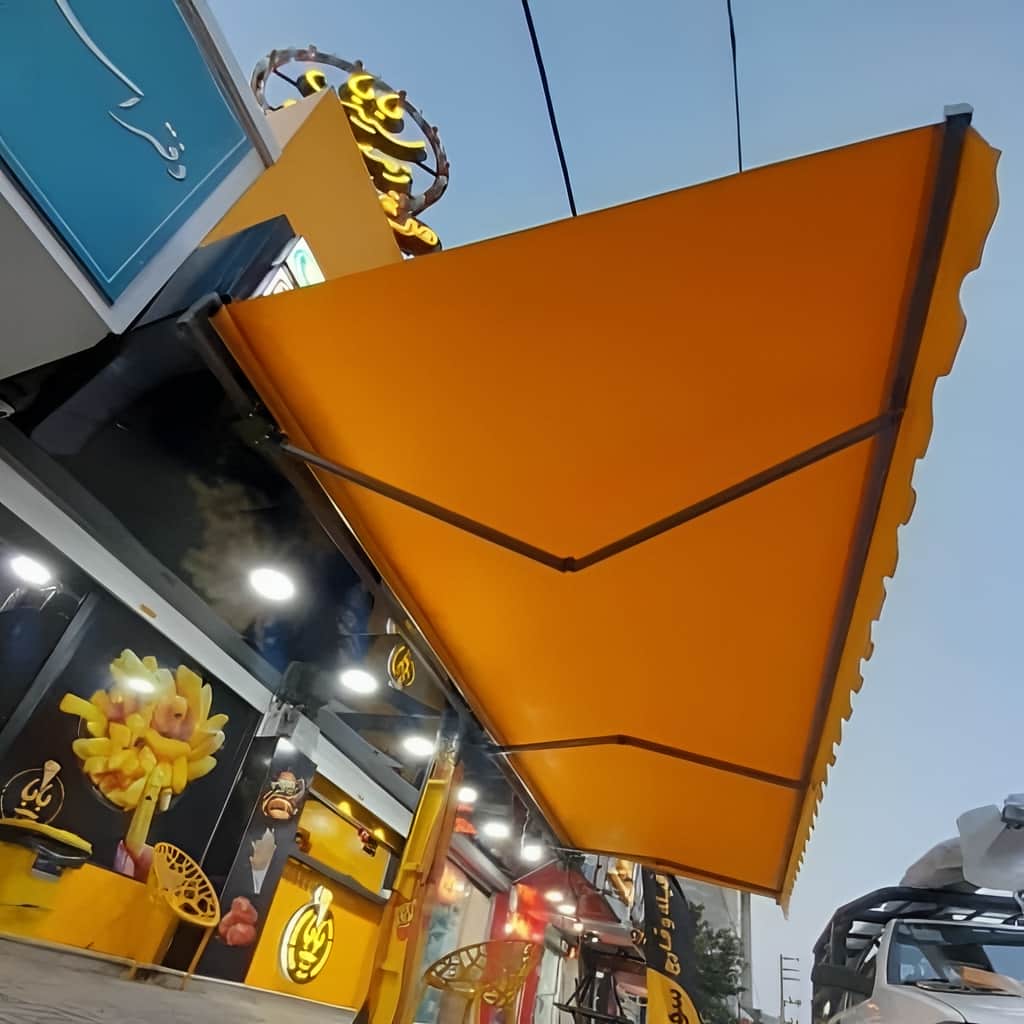 نصب سایبان برقی اتوماتیک ضدآب در بابل