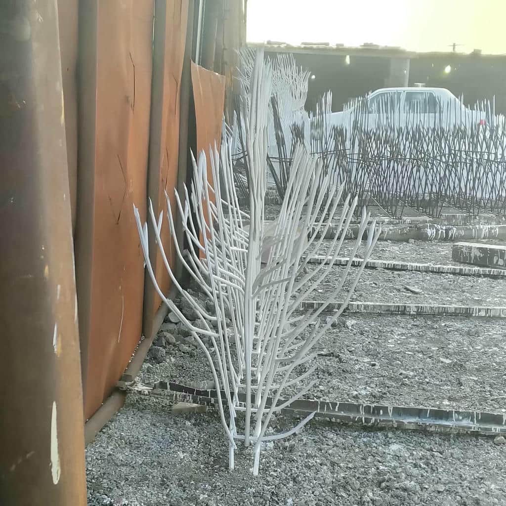 نرده حفاظ شاخ گوزنی در رفسنجان
