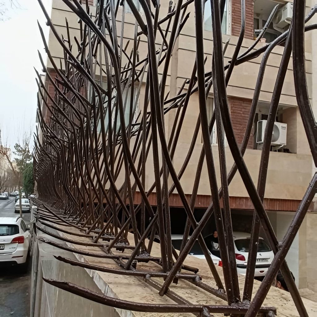 نصب حفاظ شاخ گوزنی نوع رنگ در نسیم شهر