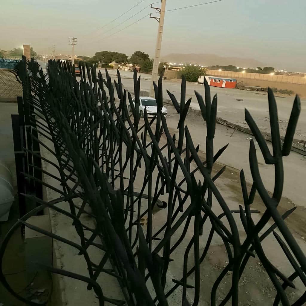 نرده حفاظ شاخ گوزنی در یاسوج