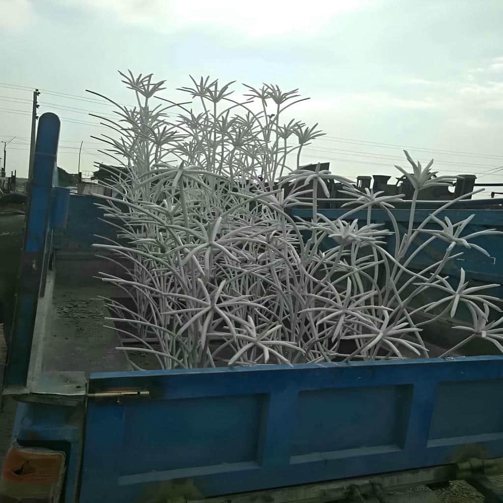نرده حفاظ شاخ گوزنی در نیشابور