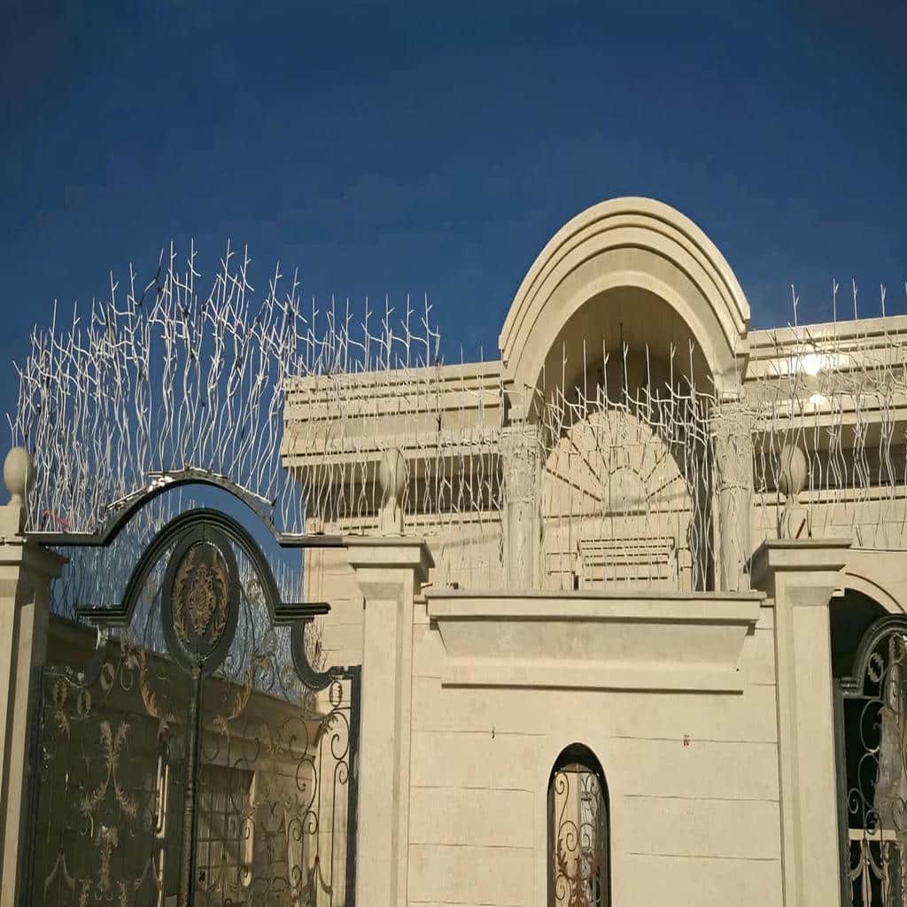 قیمت نرده حفاظ شاخ گوزنی شاخه تیز در پرند