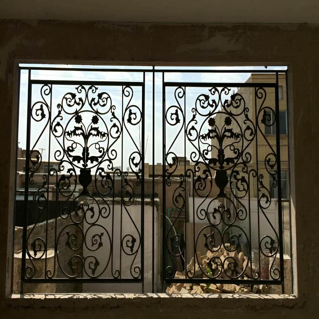 قیمت حفاظ پنجره فلزی فرفورژه در مهرشهر کرج