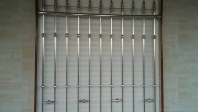 حفاظ پنجره فلزی در اندیشه
