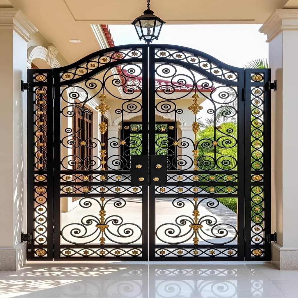 خرید درب حیاط پروفیل مقاوم در اشتهارد