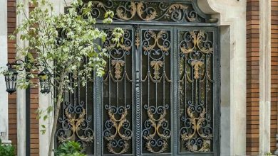 درب حیاط فرفورژه در سقز