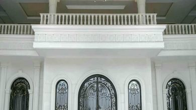 درب حیاط در کردان