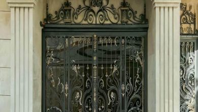 درب حیاط در پرند