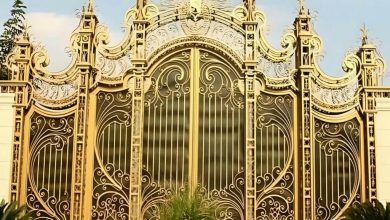 درب حیاط فرفورژه در سنندج