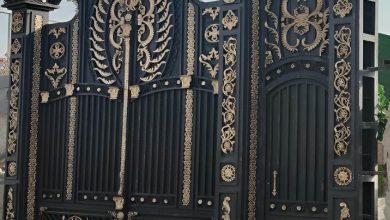 درب حیاط فرفورژه در گرگان