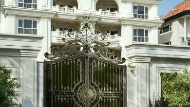 درب حیاط فرفورژه در گنبدکاووس