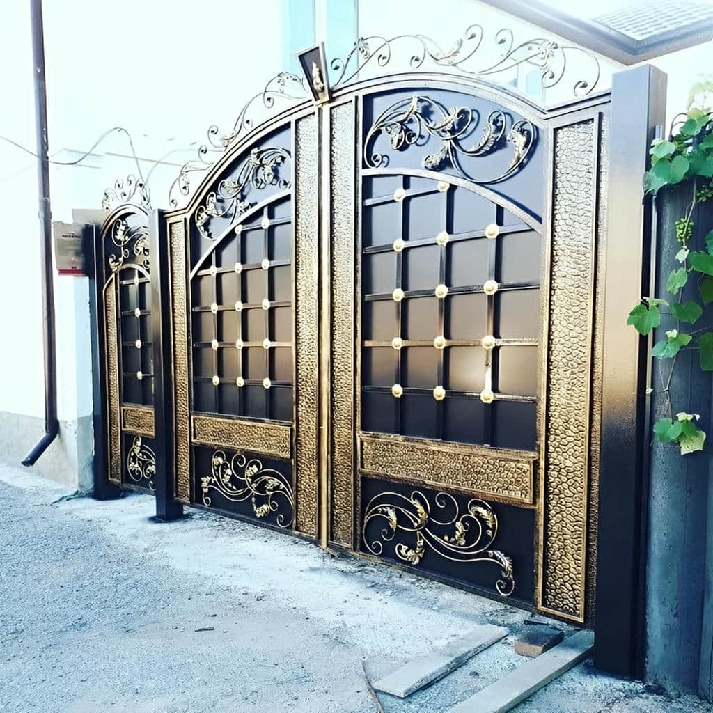 خرید درب حیاط پروفیل مقاوم در کردان