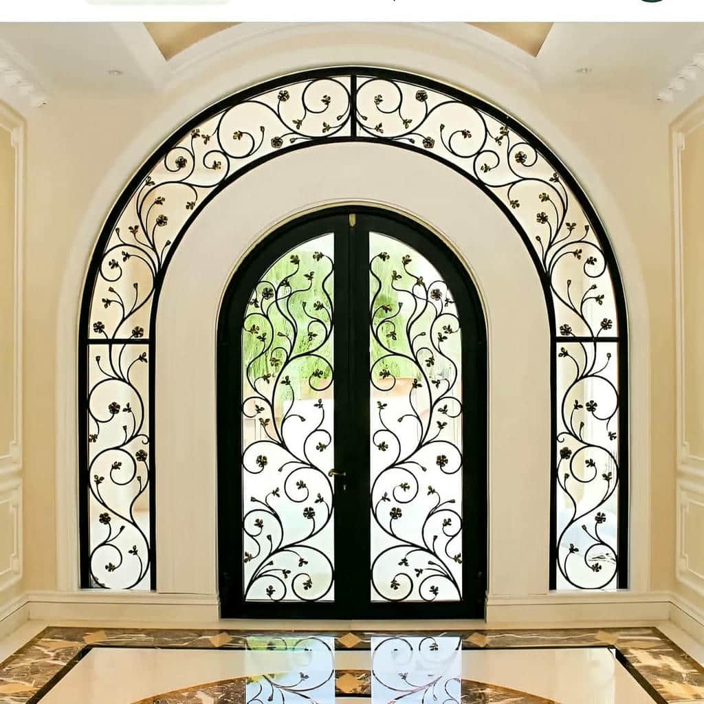 قیمت درب حیاط فرفورژه پارکینگ حیاط در اراک