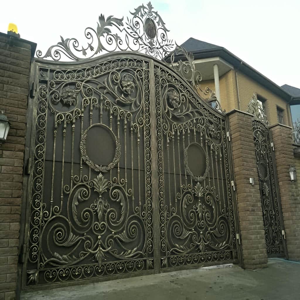 کارخانه درب حیاط فلزی ساده در فردیس کرج