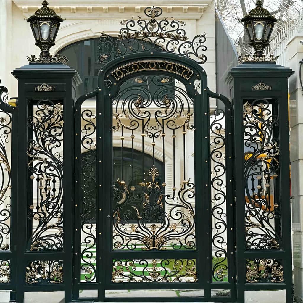 خرید درب حیاط فرفورژه در آبسرد