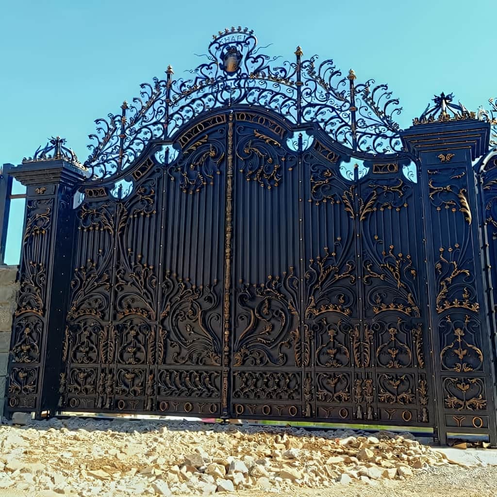 قیمت درب حیاط فرفورژه پارکینگ حیاط در یاسوج