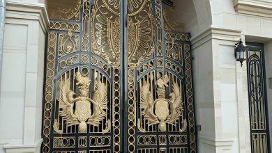 درب حیاط در قشم
