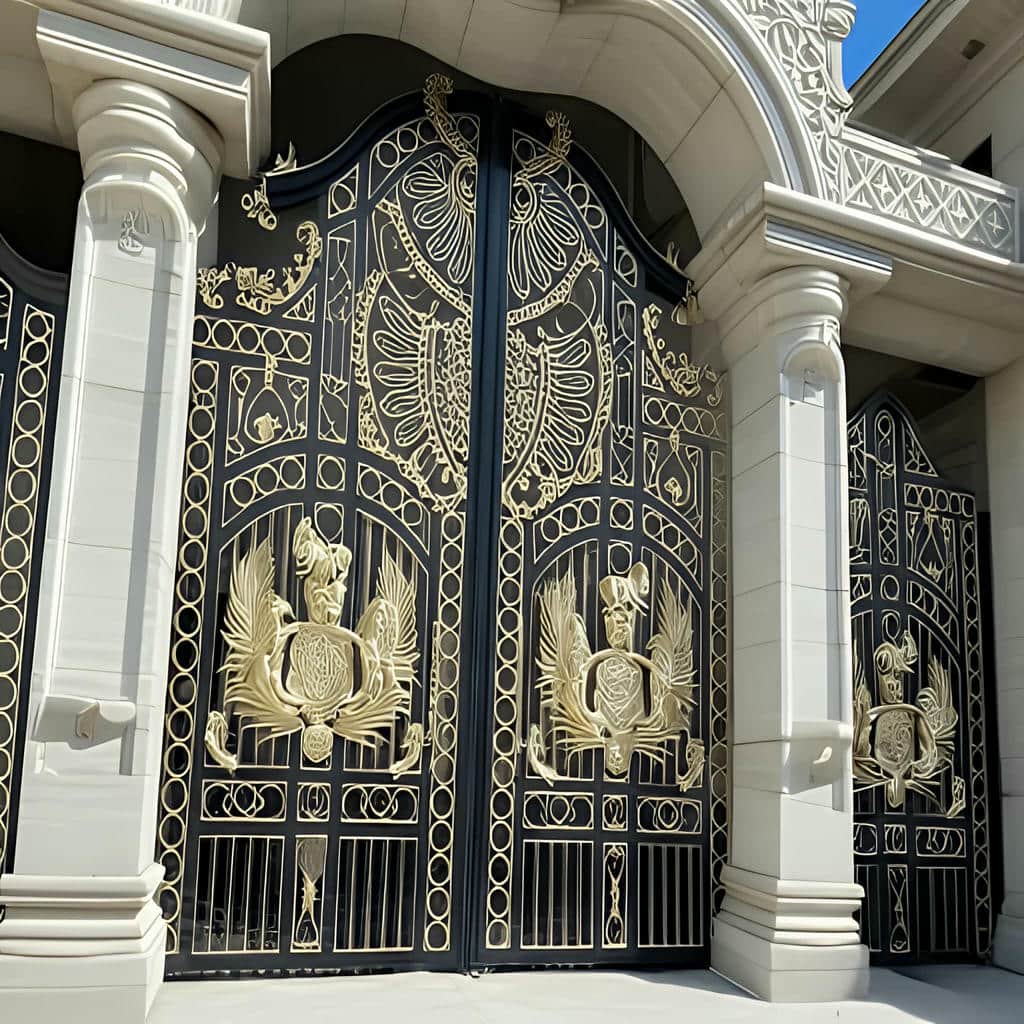 کارخانه درب حیاط پارکینگ در لواسان