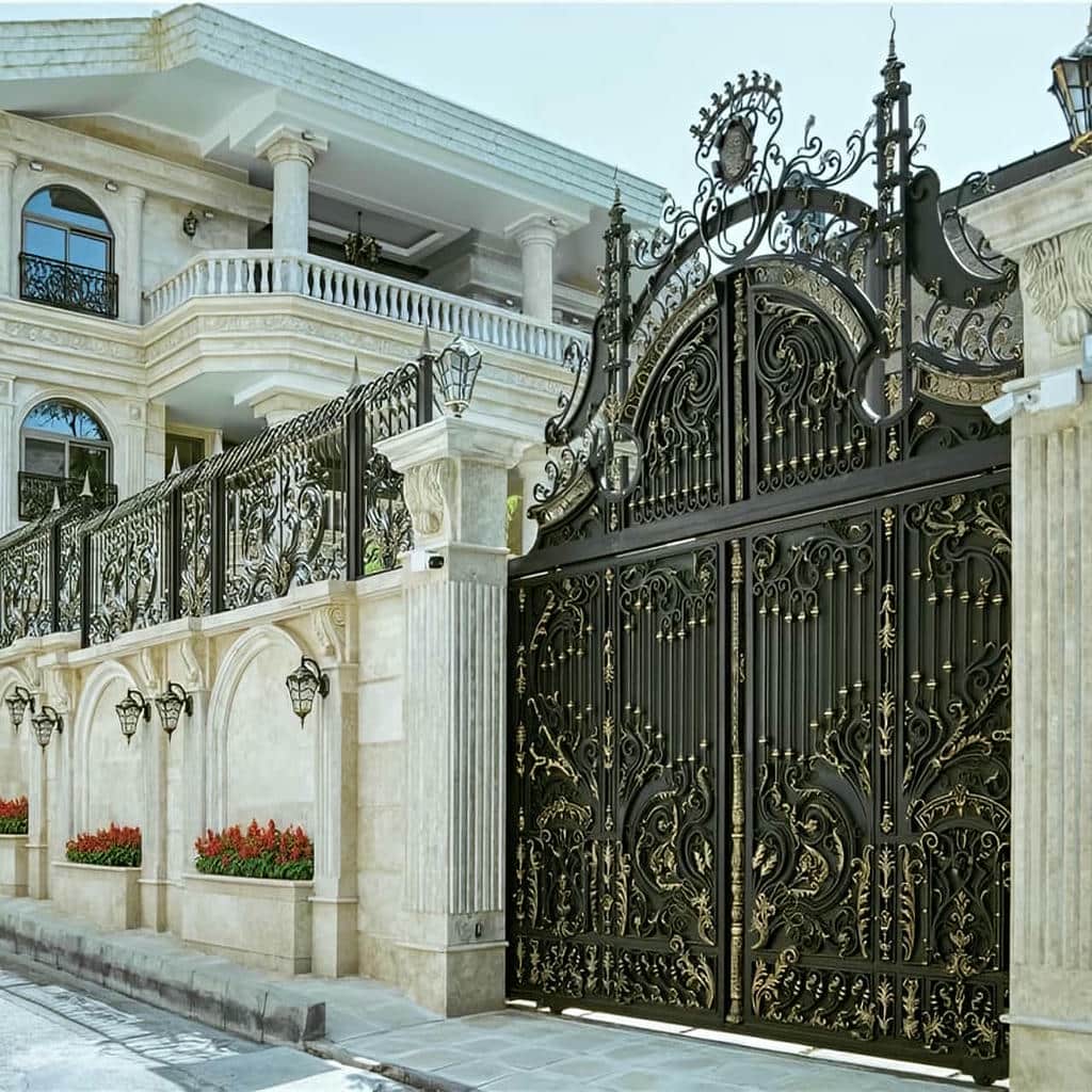 خرید درب فرفورژه ویلایی مدرن در سبزوار